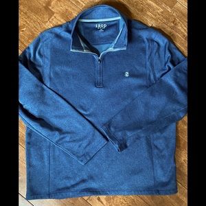 Blue Izod Quarter Zip Men’s 2XL